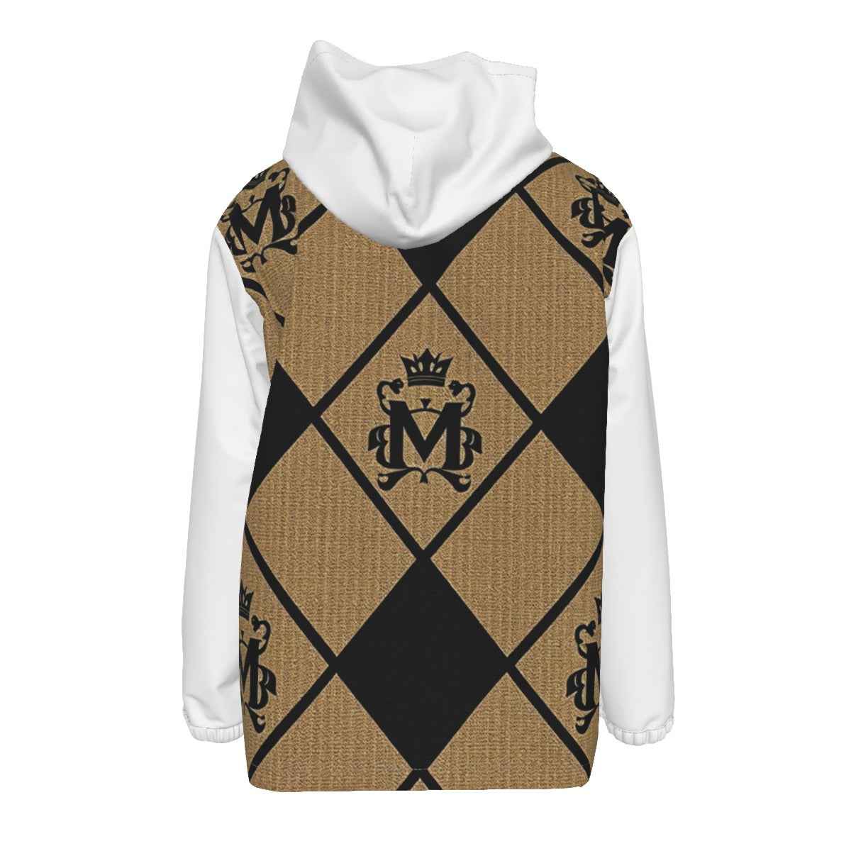 MUNSIEUR All - Over Print Coat Men's Windbreaker with Zipper - Munsieur