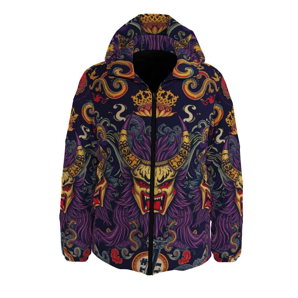 MUNSIEUR All - Over Print Down Puffer Coat for Men - Munsieur