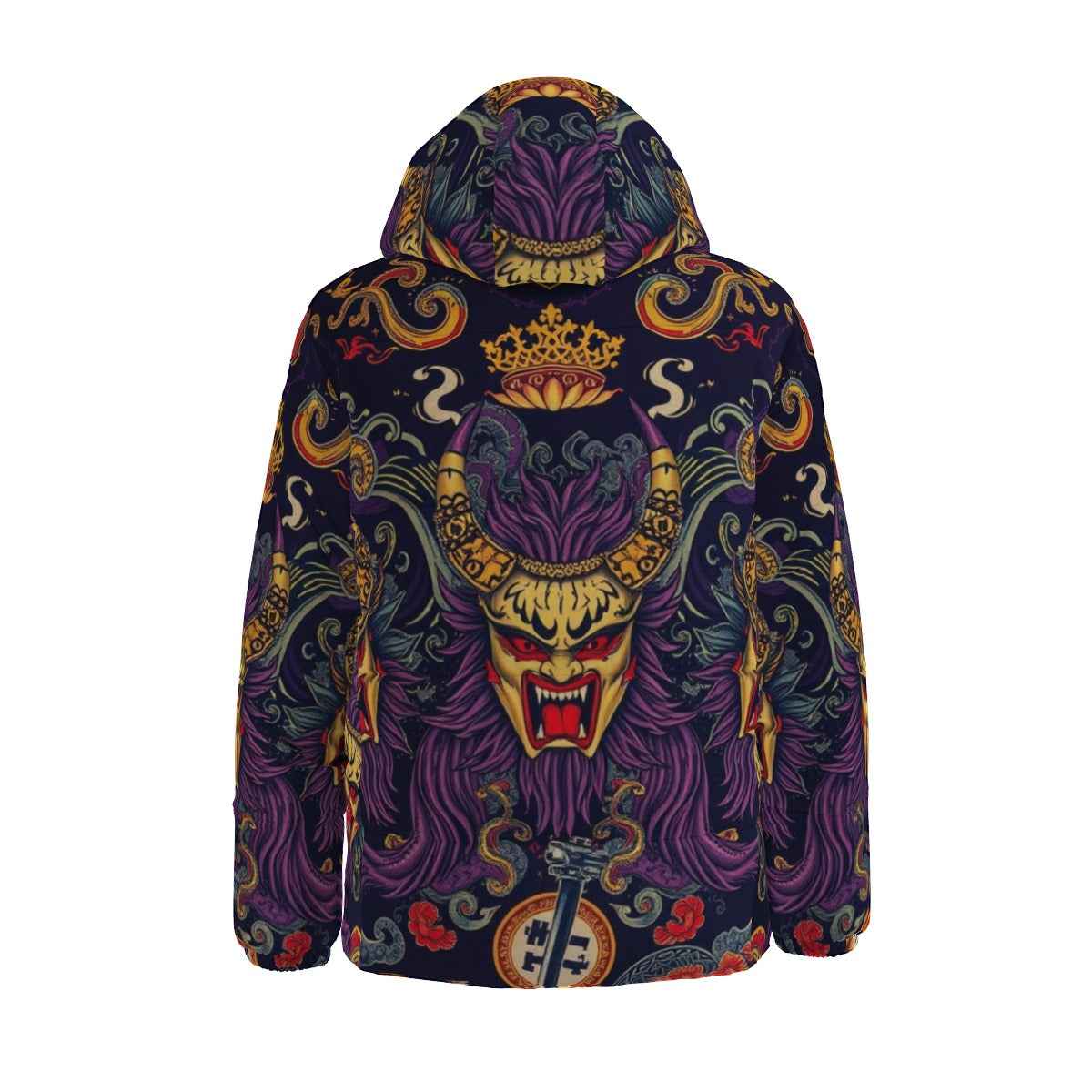 MUNSIEUR All - Over Print Down Puffer Coat for Men - Munsieur