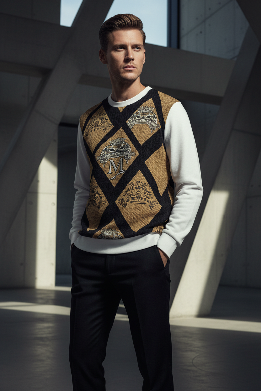 Men's Cotton Hoodie - All-Over Print Pullover | MUNSIEUR