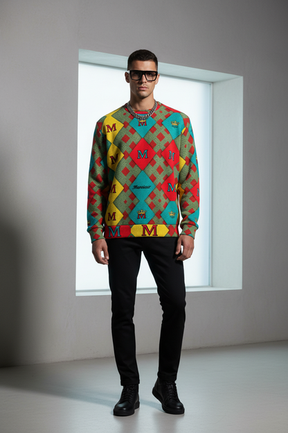MUNSIEUR All-Over Print Hoodie for Men Cotton New Arrivals