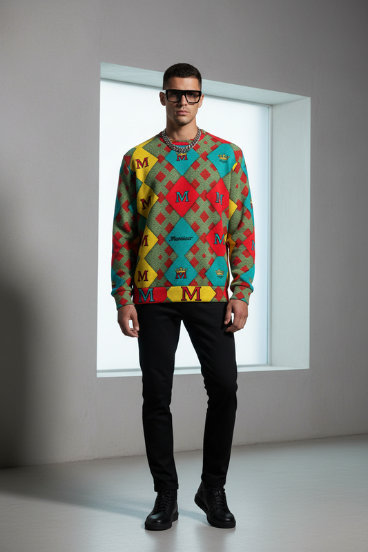 MUNSIEUR All-Over Print Hoodie for Men Cotton New Arrivals
