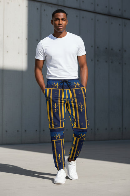 MUNSIEUR All - Over Print Joggers for Men Heavy Cotton - Munsieur
