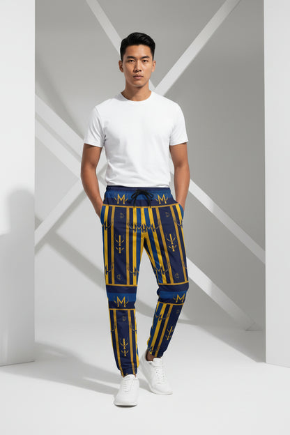MUNSIEUR All - Over Print Joggers for Men Heavy Cotton - Munsieur