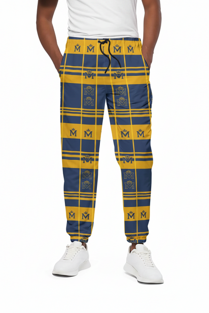 Multicolor 310GSM All-Over Print Joggers – Heavyweight Cotton | MUNSIEUR