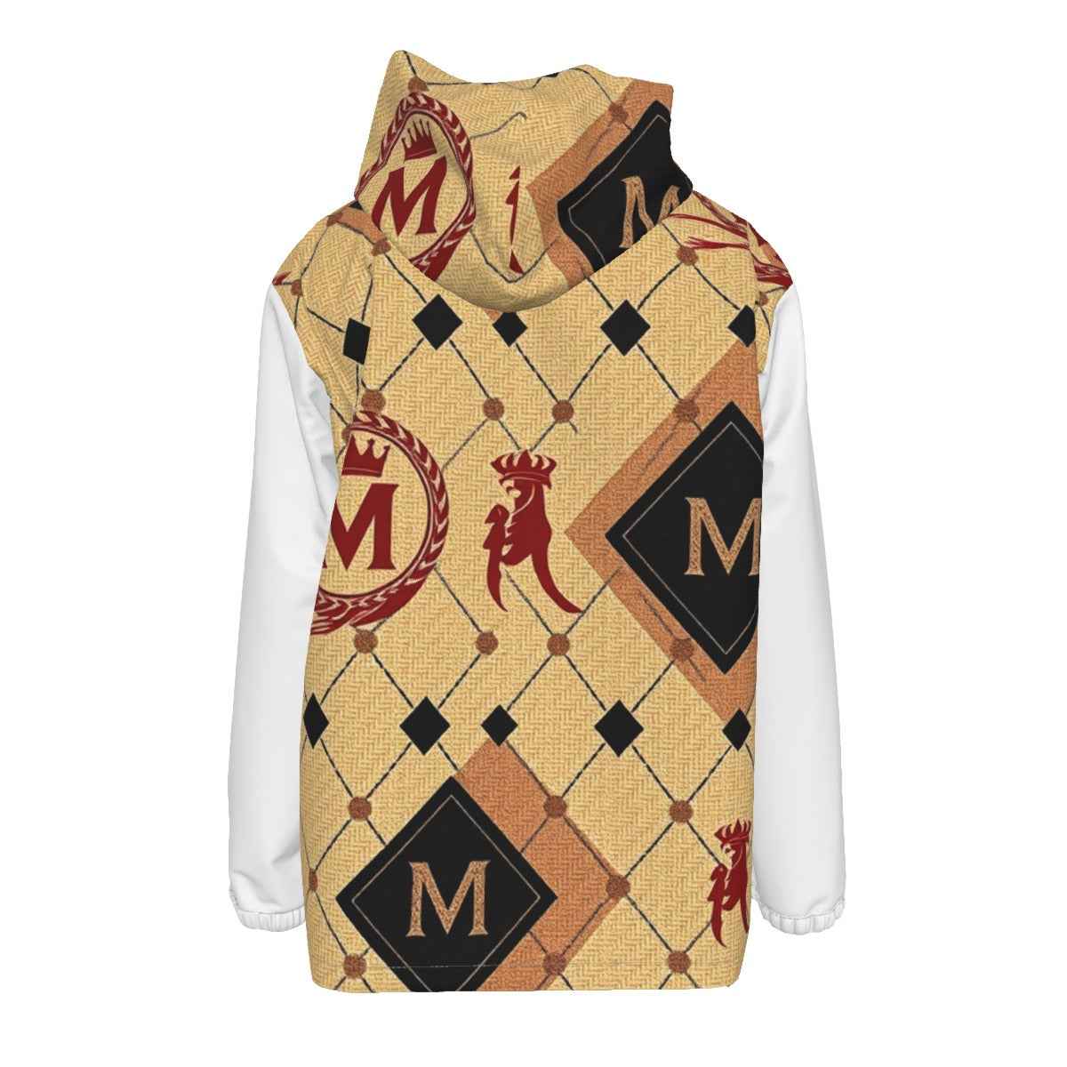 MUNSIEUR All - Over Print Men's Coat with Zipper Windbreaker - Munsieur