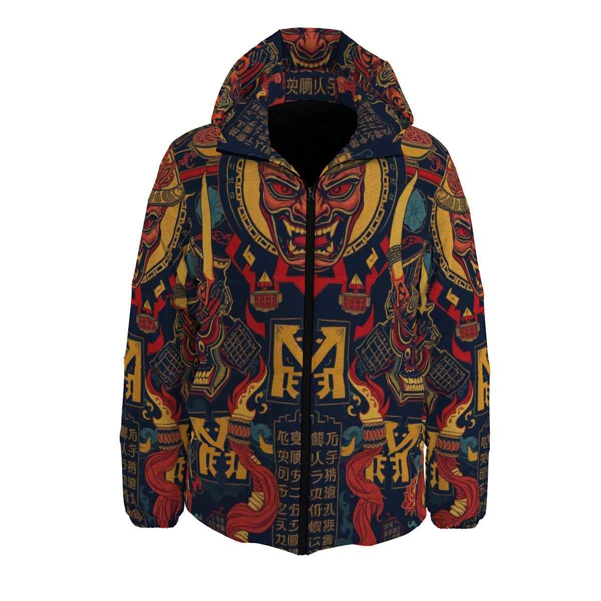MUNSIEUR All - Over Print Men's Down Coat - Munsieur