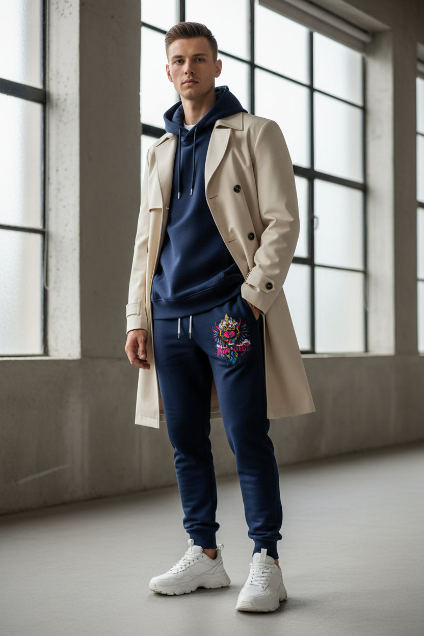 MUNSIEUR All-Over Print Men's Joggers New Arrivals