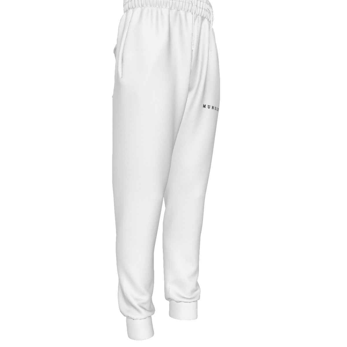 MUNSIEUR All-Over Print Men's Joggers w Black String