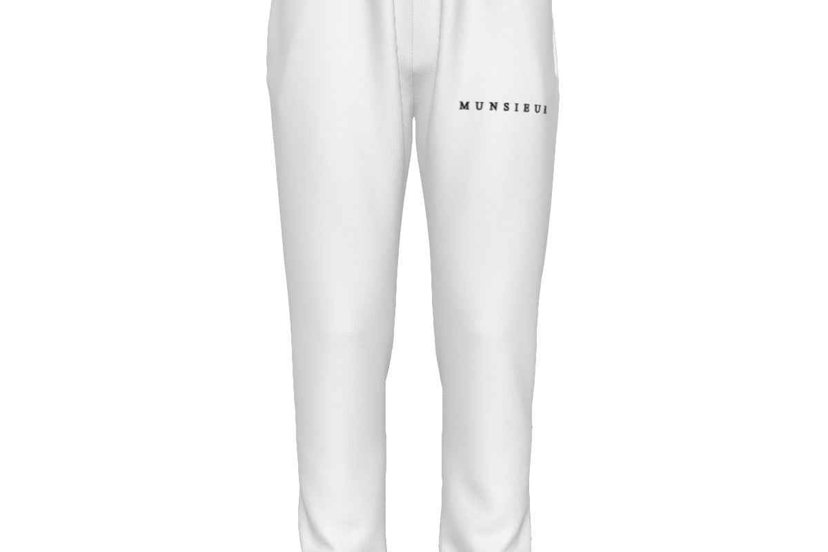 MUNSIEUR All-Over Print Men's Joggers w Black String