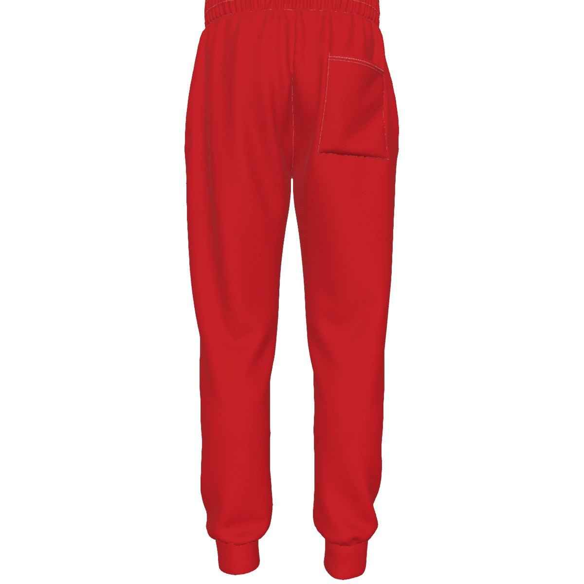 MUNSIEUR All-Over Print Men's Joggers w Black String