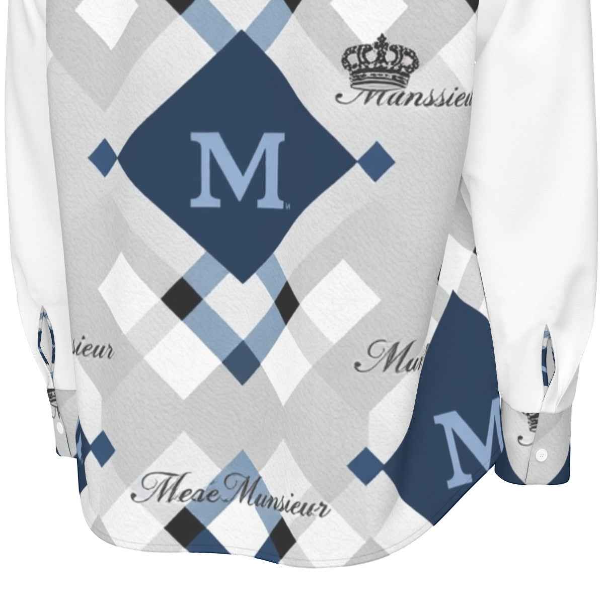 MUNSIEUR All - Over Print Men's Long Sleeve Tee - Munsieur