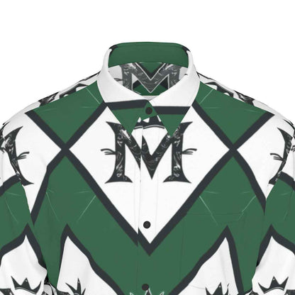 MUNSIEUR All - Over Print Men's Long Sleeve Tee Cotton - Munsieur