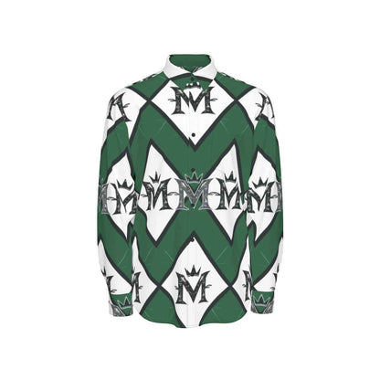 MUNSIEUR All - Over Print Men's Long Sleeve Tee Cotton - Munsieur