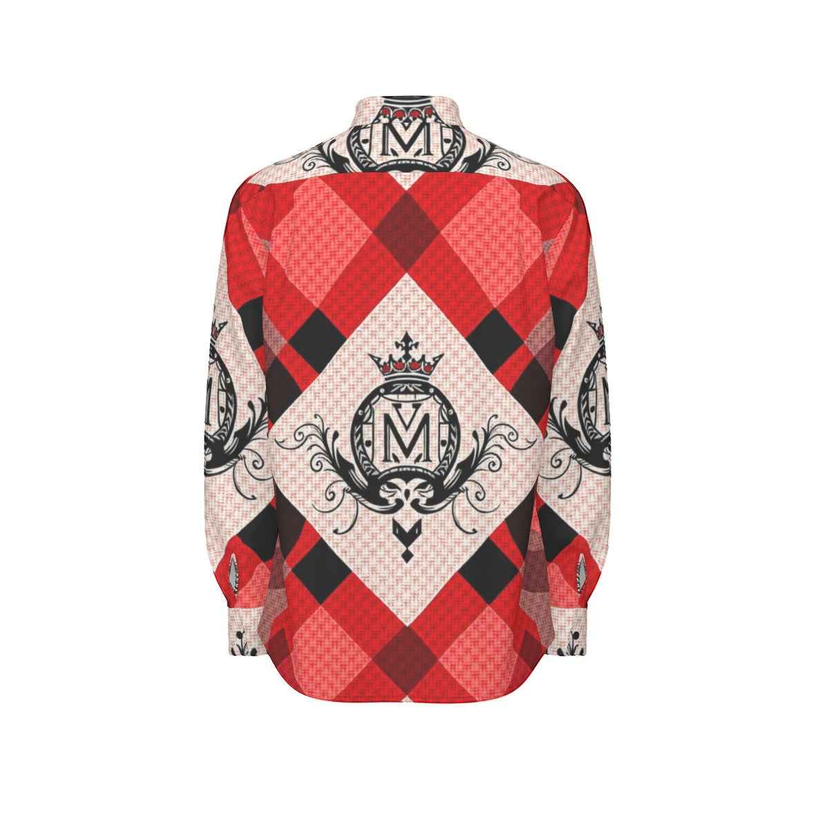MUNSIEUR All - Over Print Men's Long Sleeve Tee Cotton - Munsieur