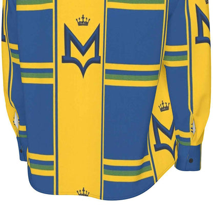 MUNSIEUR All - Over Print Men's Long Sleeve Tee Cotton - Munsieur