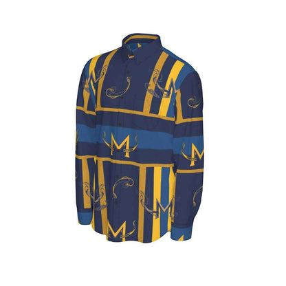 MUNSIEUR All - Over Print Men's Long Sleeve Tee Cotton - Munsieur