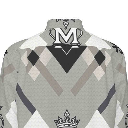 MUNSIEUR All - Over Print Men's Long Sleeve Tee Cotton - Munsieur