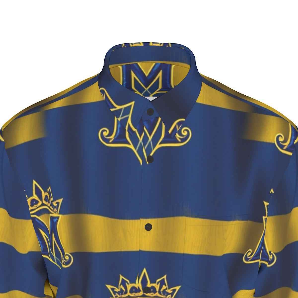 MUNSIEUR All - Over Print Men's Long Sleeve Tee Cotton - Munsieur