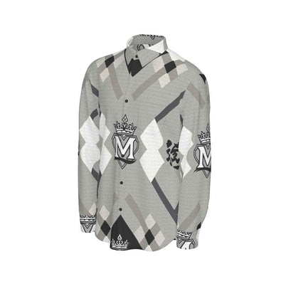 MUNSIEUR All - Over Print Men's Long Sleeve Tee Cotton - Munsieur