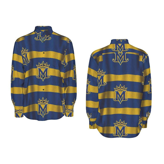 MUNSIEUR All - Over Print Men's Long Sleeve Tee Cotton - Munsieur