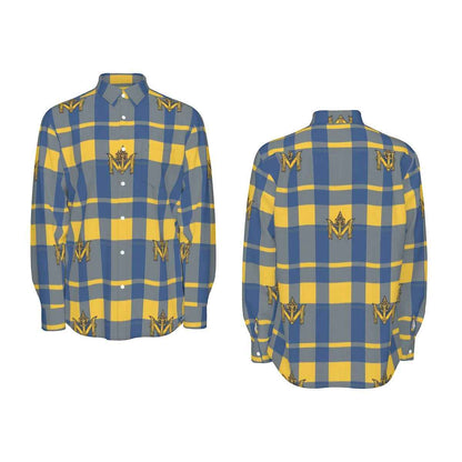 MUNSIEUR All - Over Print Men's Long Sleeve Tee Cotton - Munsieur