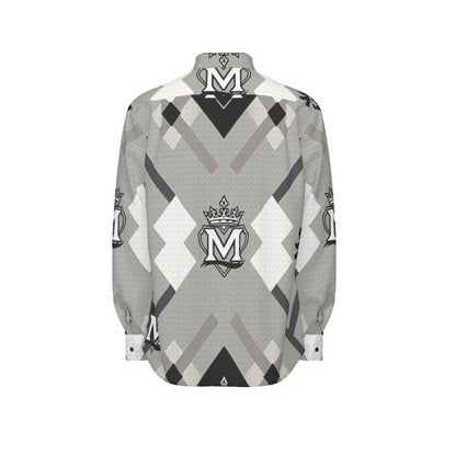 MUNSIEUR All - Over Print Men's Long Sleeve Tee Cotton - Munsieur