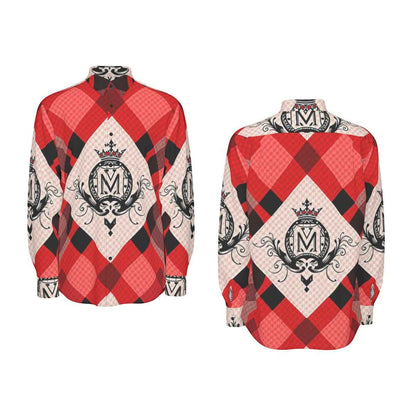 MUNSIEUR All - Over Print Men's Long Sleeve Tee Cotton - Munsieur