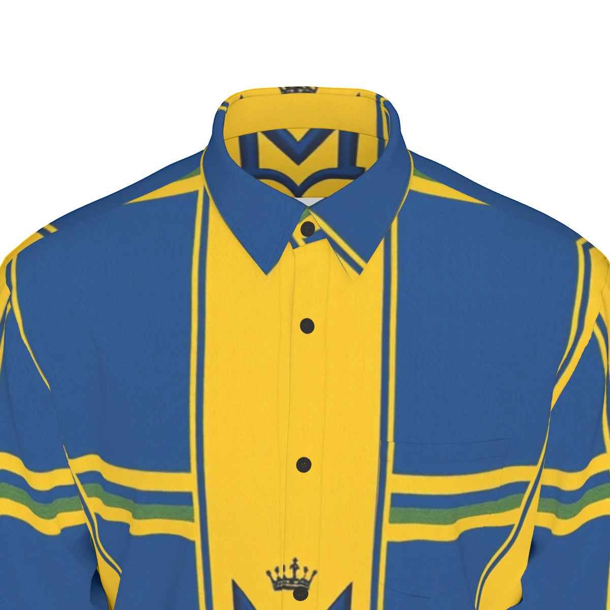 MUNSIEUR All - Over Print Men's Long Sleeve Tee Cotton - Munsieur