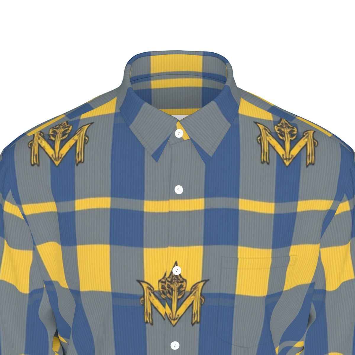 MUNSIEUR All - Over Print Men's Long Sleeve Tee Cotton - Munsieur