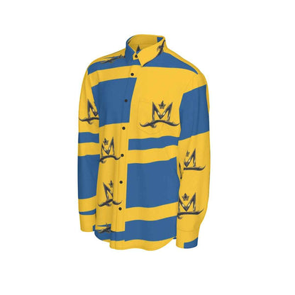 MUNSIEUR All - Over Print Men's Long Sleeve Tee Cotton - Munsieur