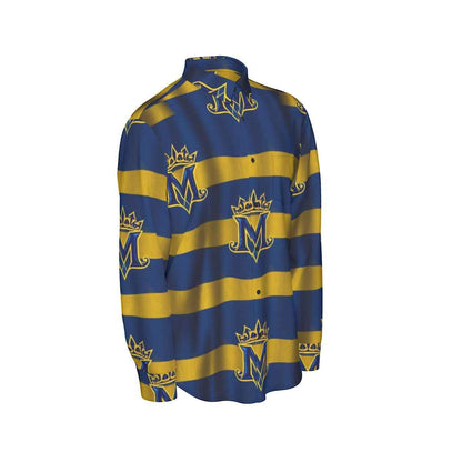 MUNSIEUR All - Over Print Men's Long Sleeve Tee Cotton - Munsieur