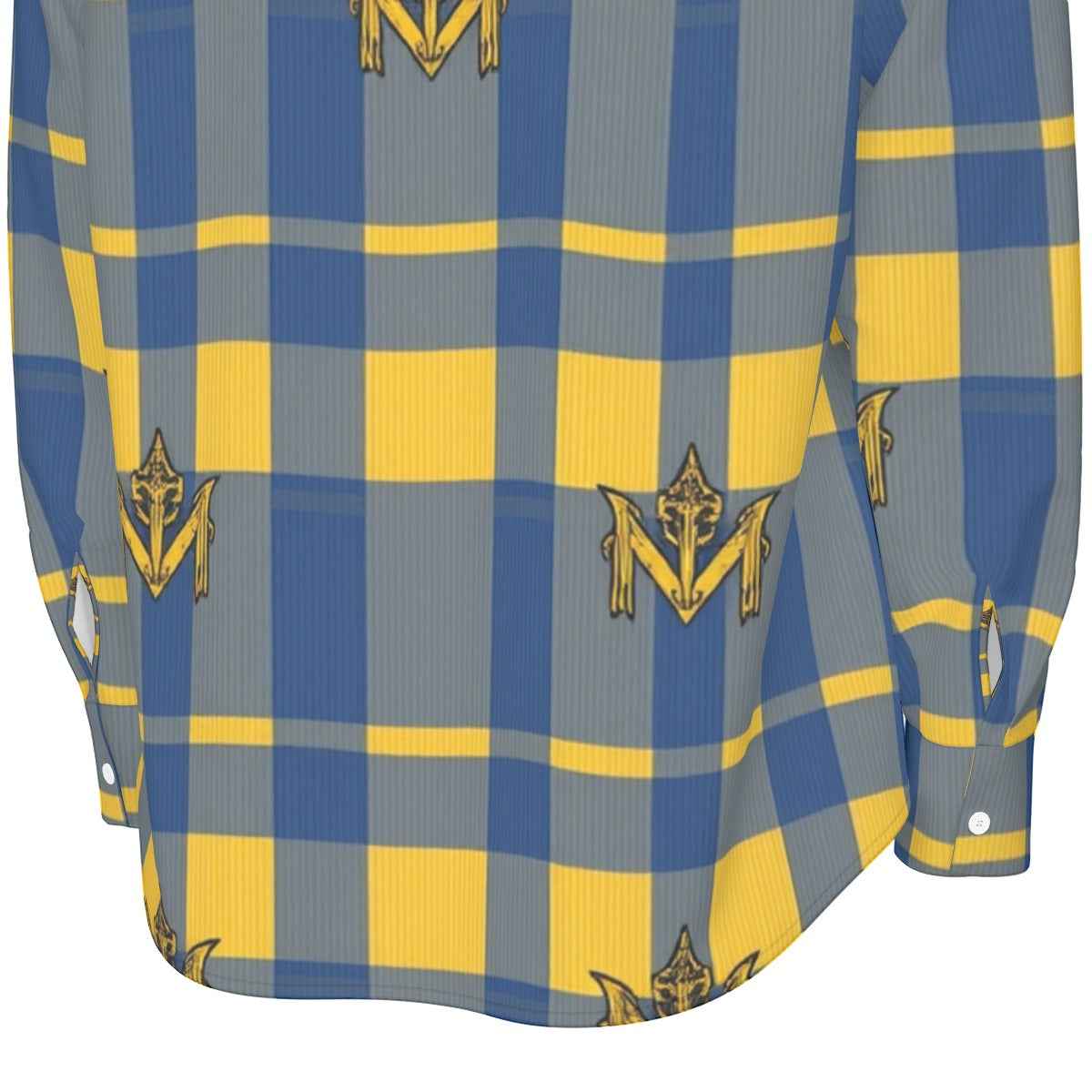 MUNSIEUR All - Over Print Men's Long Sleeve Tee Cotton - Munsieur