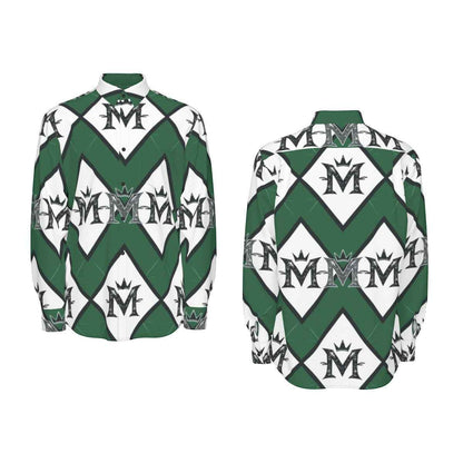 MUNSIEUR All - Over Print Men's Long Sleeve Tee Cotton - Munsieur