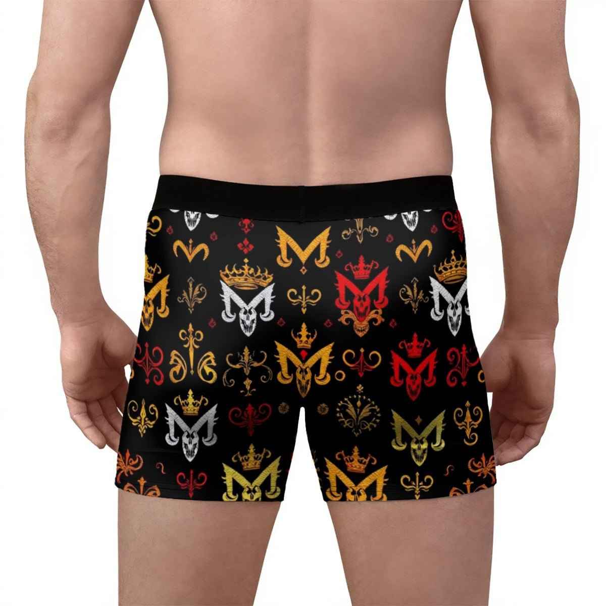 MUNSIEUR All-Over Print Men's Stretch Boxer Briefs