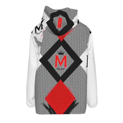 MUNSIEUR All - Over Print Men's w Zipper Windbreaker Coat - Munsieur