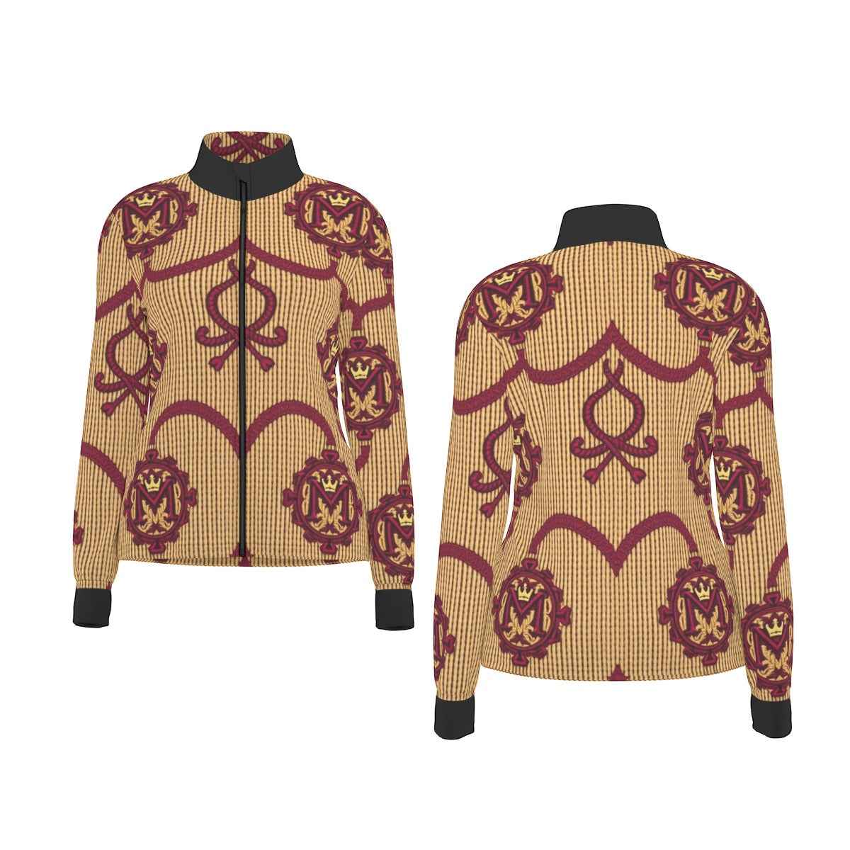 MUNSIEUR All - Over Print Women's Long Sleeve Thumbhole Jacket - Munsieur