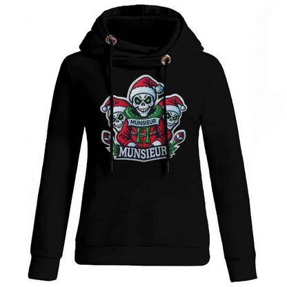 MUNSIEUR All - Over Print Women's Patchwork Sweatshirt Christmas Collection - Munsieur