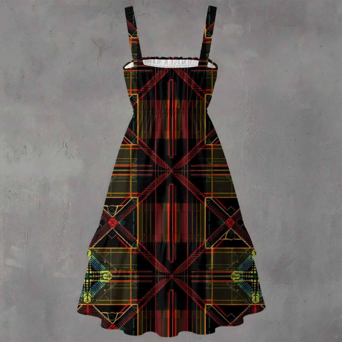 MUNSIEUR All - Over Print Women‘s Ruffle Hem Dress - Munsieur