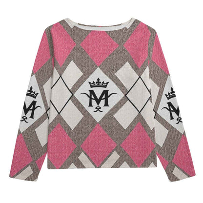 MUNSIEUR All - Over Print Women's Sweatshirt With Chest Pocket Heavy Cotton - Munsieur
