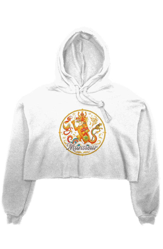 MUNSIEUR Crop Fleece Sweatshirt - Munsieur