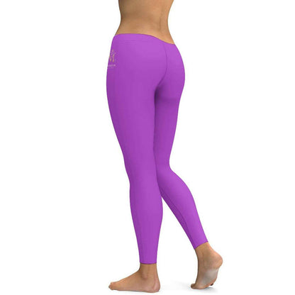 Munsieur Fashion Leggings in Vibrant Purple - Munsieur