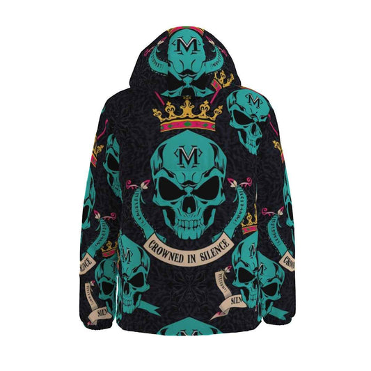 MUNSIEUR Men's All - Over Print Down Coat - Munsieur