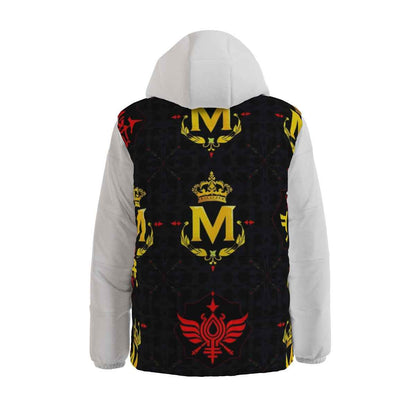 MUNSIEUR Men's All - Over Print Puffer Down Coat Warm - Munsieur