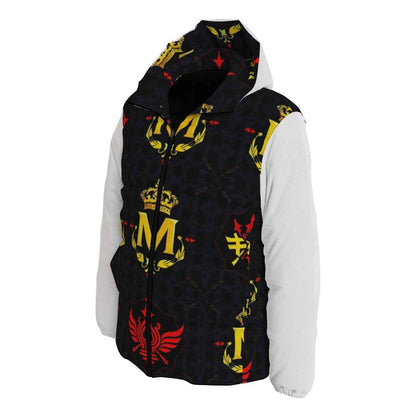 MUNSIEUR Men's All - Over Print Puffer Down Coat Warm - Munsieur