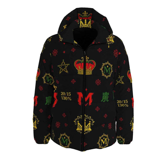 MUNSIEUR Men's All - Over Print Unisex Puffer Down Coat - Munsieur