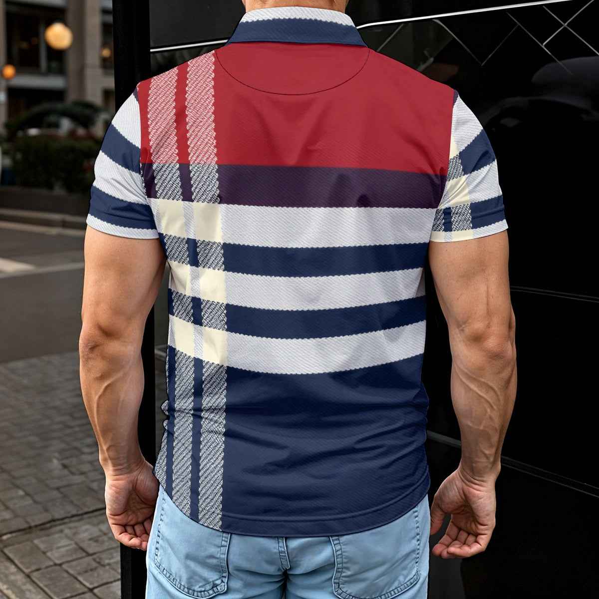MUNSIEUR Polo Tee All - Over Print Men's - Munsieur