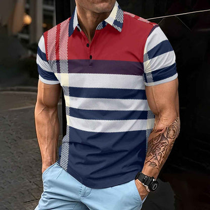 MUNSIEUR Polo Tee All - Over Print Men's - Munsieur