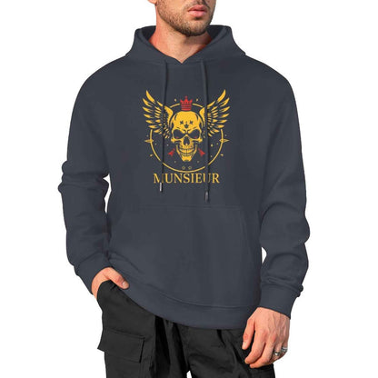 Munsieur Skull Design Hoodie for Urban Fashion - Munsieur