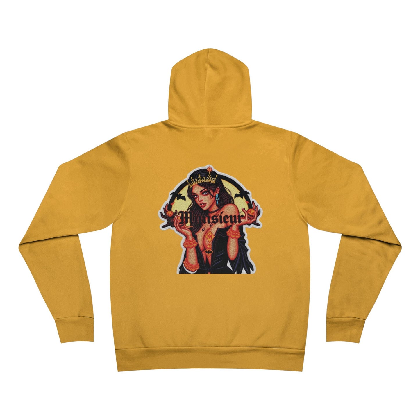 MUNSIEUR Tattooed Queen Pullover Halloween Hoodie Unisex Graphic Sweatshirt Streetwear Fashion Gift for Her Hipster Apparel Unique Design - Munsieur